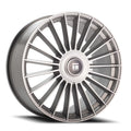 Touren 3610 TR10 22x9 / 5x114.3/127 BP / 35mm Offset / 78.3mm Hub Satin Silver Machined Wheel