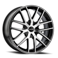 Touren 3260 TR60 20x8.5 / 5x115/120 BP / 20mm Offset / 74.1mm Hub Gloss Black Machined Wheel