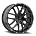 Touren 3260 TR60 20x8.5 / 5x110/115 BP / 40mm Offset / 72.62mm Hub Matte Black Machined Wheel
