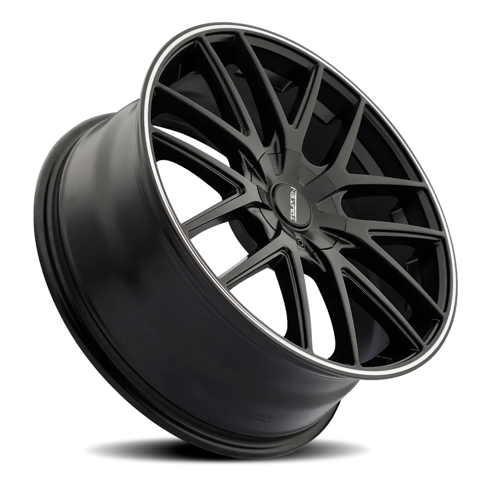 Touren 3260 TR60 20x8.5 / 5x110/115 BP / 40mm Offset / 72.62mm Hub Matte Black Machined Wheel