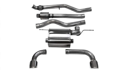 CORSA Performance polished cat-back exhaust