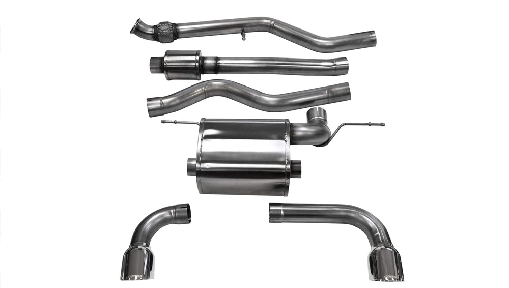CORSA Performance polished cat-back exhaust