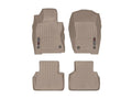 WeatherTech Tan Front and Rear Floorliners Fits -20-24 Q50 451258-1-2