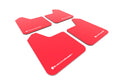Rally Armor 18-23 Ford Fiesta ST MK8 Red UR Mud Flap w/White Logo