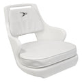 WISE 8WD015 STANDARD PILOT CHAIR W/ ARMRESTS WHITE