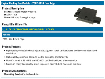 STANDARD IGN auto part