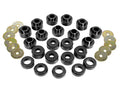 Prothane 97+ Jeep TJ Body Mount Kit - Black