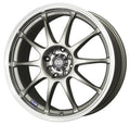 Enkei J10 17x7 5x108/115 38mm Offset 72.6mm Bore Dia Matte Black w/ Machined Lip Wheel