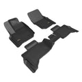 25C 4RUNNER HYBRID 5SEAT KAGU ROW 1&2 FLOOR MAT BLACK