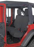 Covercraft 11-18 Jeep Wrangler Polycotton SeatSaver Custom Second Row Seat Covers - Charcoal