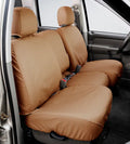 0507 EQUINOX 60/40SPLIT BENCH SEAT W/ADJ HEADRESTS & CENTER SHOULDER BELT REAR TAN COVERS