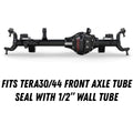 ~(1.4 lbs. 9X4X3)~ JK Tera30/44 High-Performance Front Axle Tube Seal - 0.5 Wall