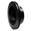 R1 99-05 Ford F-350 Super Duty 2WD Rear Right Drilled & Slotted Black Brake Rotor
