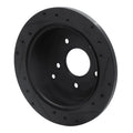 R1 74-80 Ford Granada Front Left Drilled & Slotted Black Brake Rotor