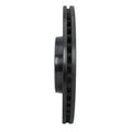 R1 12-20 Audi A7 Quattro Front Right Drilled & Slotted Black Brake Rotor