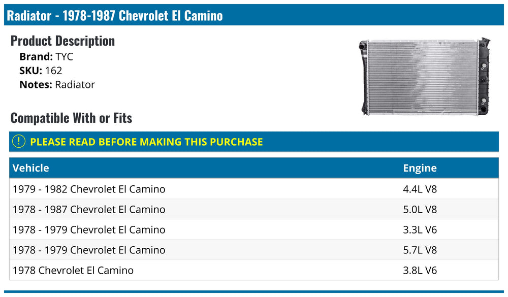 AIR CONDITIONING CONDENSER NISSAN TITAN 20042015; ARMADA 0515; INFINITI QX56 0410; ARMADA 0404