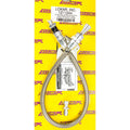 FLEXIBLE TRANSMISSION DIPSTICK; TH700R4; FIREWALL MOUNT; BRITE FINISH;