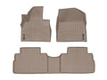 WeatherTech 2020+ Kia Telluride Front & Rear Floorliner - Tan