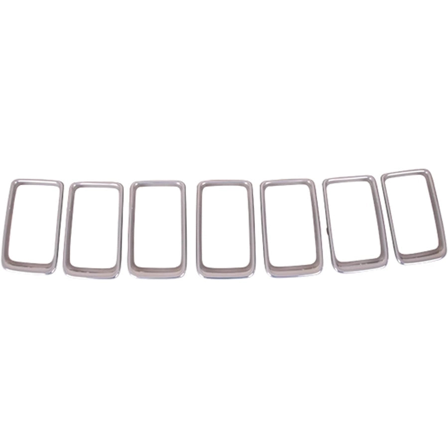 GRILLE MOLDING CODE MAD; GRILLE INSERT; CHROME SATIN NICKEL JEEP GRAND CHEROKEE 1416
