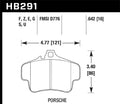 Hawk Performance auto part installed view