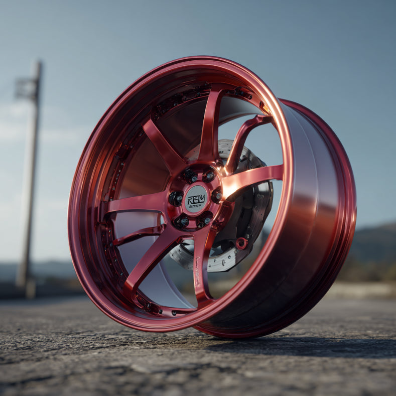 REV Wheels polished auto part