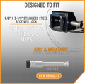 ALUMINUM DRING SHACKLE W/LOCKING PIN BLACKSINGLE