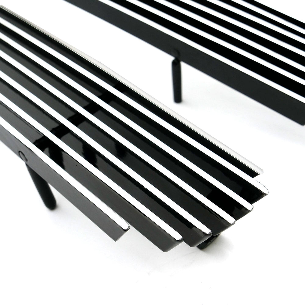 Grill Insert: 1999-2002 Chevrolet Pick Up Full Size Silverado 2000-2005 Chevrolet Suburban 2000 Chevrolet Tahoe new body style 2001-2005 Chevrolet Tahoe; Grille Insert; main grill; 7 bars; billet