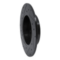 R1 04-09 Cadillac SRX Front Right Drilled & Slotted Black Brake Rotor