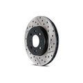 Centric 14-19 Mercedes CLA45 AMG / 14-19 Mercedes GLA45 AMG Slotted & Drilled Frt Sport Brake Rotor