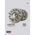 DNA Racing double holes pattern wheel spacers (pair) 28 mm + bolts kit