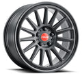 Aluminum Wheels 18x8.5 Grip 315B Satin Black Red and Black Logo Multi Spoke 45 Offset 5 on 108 Bolt Pattern 72.6 Bore Raceline