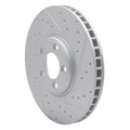 R1 03-05 Jaguar Xj8 Front Left Drilled & Slotted Geoperformance Rotor