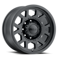 18X9 8-180 +12MM SATIN BLACK WITH S