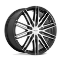 Wheel Pros Helo HE880 18X8 5X100/115 G-BLK MACH 21MM HE88088007321