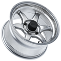 Aluminum Wheels 15x8 Tandem K11H Machined Lip Hyper Silver 4x114.3 Bolt Pattern 0 Offset Kansei Wheels
