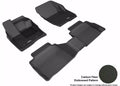 3D MAXpider 2017-2020 Ford Fusion Kagu 1st & 2nd Row Floormats - Black