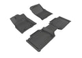 3D MAXpider 2016-2017 Toyota Tacoma Access Cab Kagu 1st & 2nd Row Floormats - Black