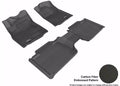 3D MAXpider 2012-2015 Toyota Tacoma Access Cab Kagu 1st & 2nd Row Floormats - Black