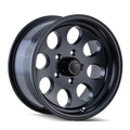 Cast Aluminum Wheels 171 MB 17x9 Matte Black 5 On 139.7 Bolt Pattern 0 Offset ION Wheels
