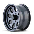 Cast Aluminum Wheels 171 MB 17x9 Matte Black 5 On 139.7 Bolt Pattern 0 Offset ION Wheels