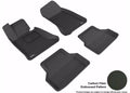 3D MAXpider 2004-2010 BMW 5 Series E60 Kagu 1st & 2nd Row Floormats - Black