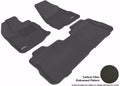 3D MAXpider 2010-2017 Chevrolet Equinox Kagu 1st & 2nd Row Floormats - Black