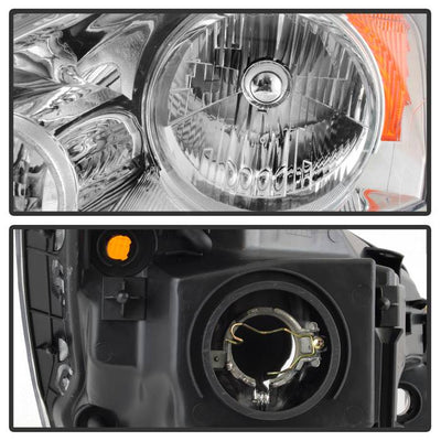 xTune 07-11 Honda CRV Halogen Headlights - Black (HD-JH-HCRV07-AM-C)
