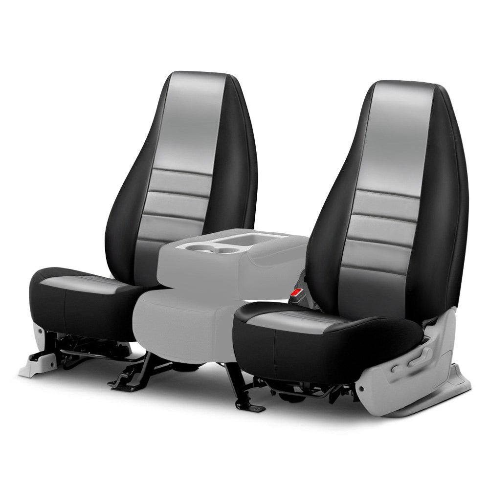 SL60 SERIES SEMCUSTOM FIT CAR FRONT SEAT COVER GRAY