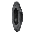 R1 01-03 Volkswagen EuroVan Front Right Drilled & Slotted Black Brake Rotor