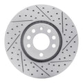 R1 03-11 Cadillac Bls (Mexico) Front Right Drilled & Slotted Geoperformance Rotor
