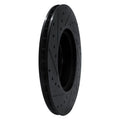 R1 16-25 BMW 430I Rear Left Drilled & Slotted Black Brake Rotor