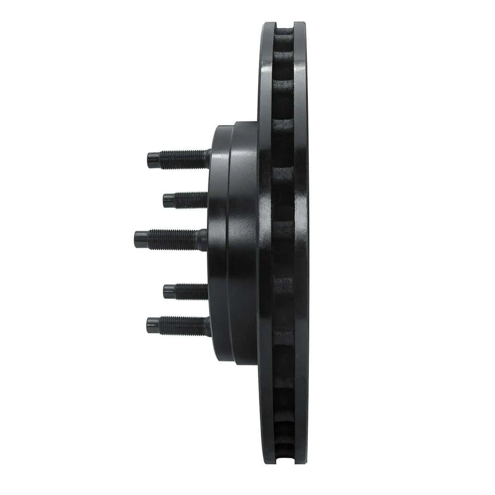 R1 95-97 Ford Ranger Front Left Slotted Black Brake Rotor