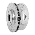 Power Stop 08-14 Subaru Impreza Rear Evolution Drilled & Slotted Rotors - Pair