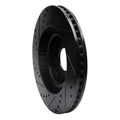 R1 15-20 Kia Sorento Front Right Drilled & Slotted Black Brake Rotor
